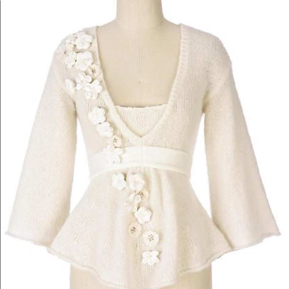 Anthropologie Sleeping on Snow Twilight Sweater